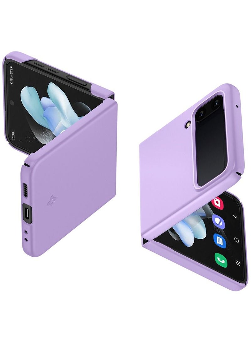 Spigen Air Skin Case Cover For Samsung Galaxy Z Flip 4 (2022) - Rose Purple - Image 1