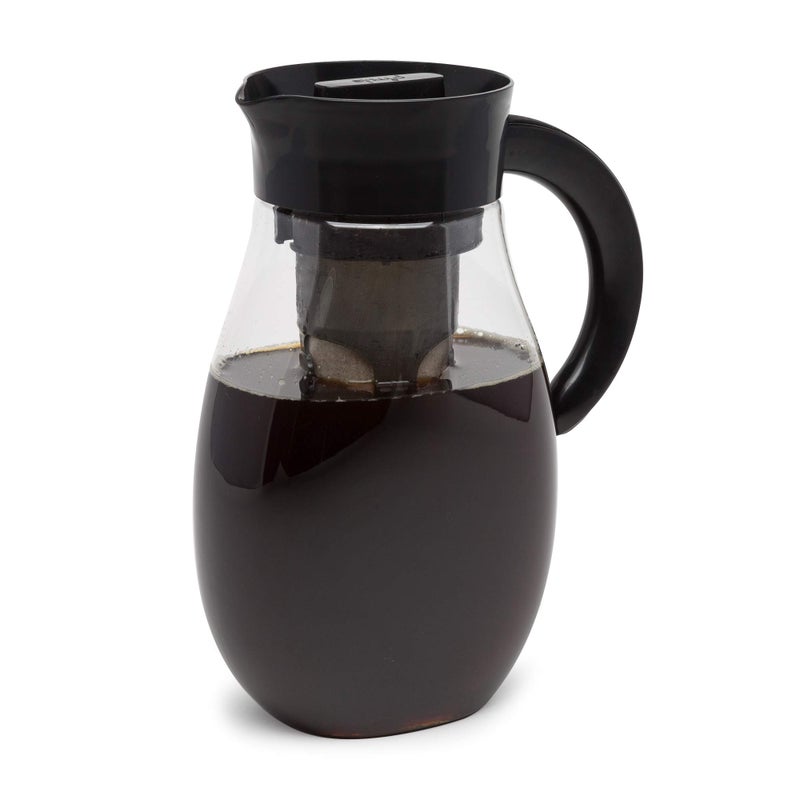 Primula Primula Flavor Airtight Cold Brew Coffee or Iced Tea Maker Shatterproof Durable Plastic Construction LeakProof 27 Quart Black 