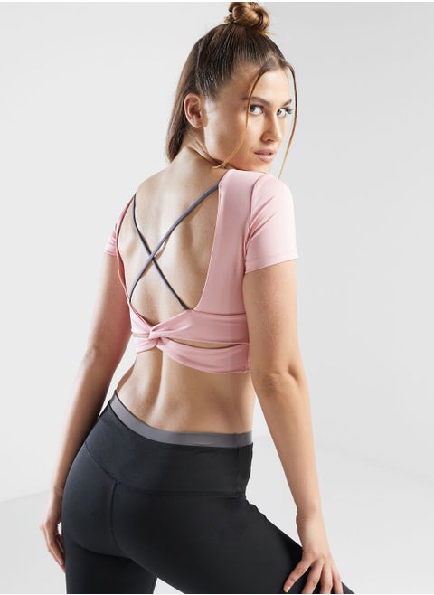 Crossover Detail Athletic Top