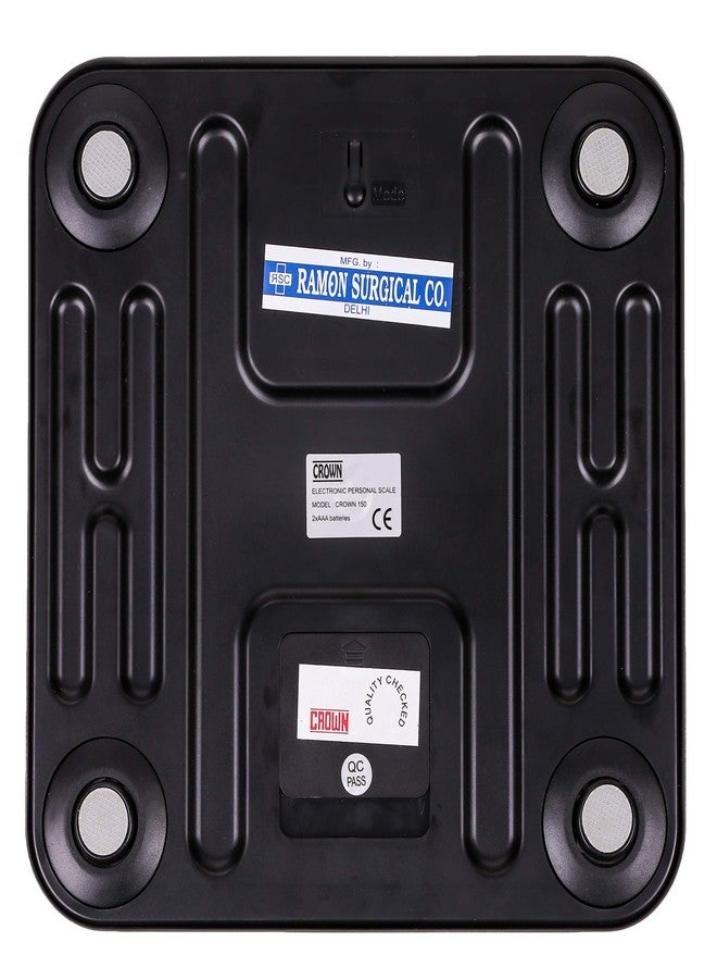 Crown Electronic Baby Print Personal Digital Body Fat Weight Monitor Healthcare Bathroom Baby Look Weighing Scale (180 kg, Multicolour) - Image 5