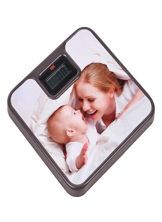 Crown Electronic Baby Print Personal Digital Body Fat Weight Monitor Healthcare Bathroom Baby Look Weighing Scale (180 kg, Multicolour) - Image 4