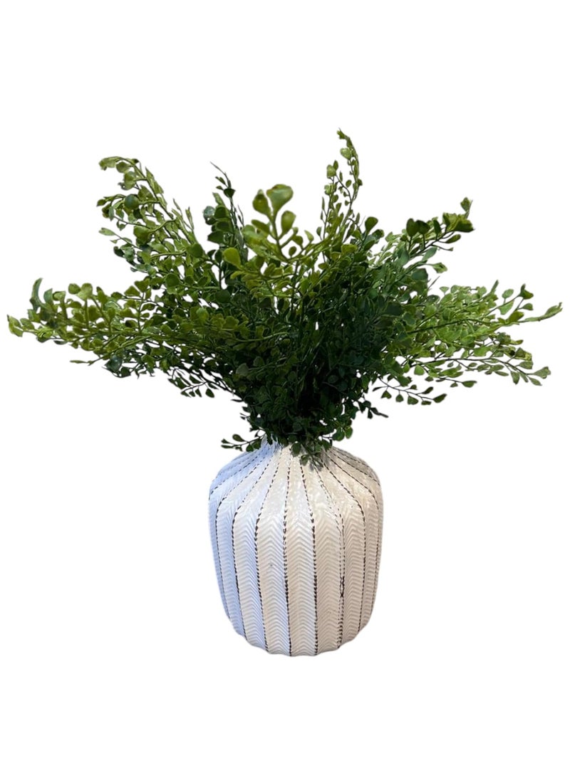 Garden Art Garden Art Attractive Real Touch Artificial Ferns Plants Stick 46CM Tall for Indoor Home Porch PatioPartyOffice Decoration GAAFFE146  - Image 5