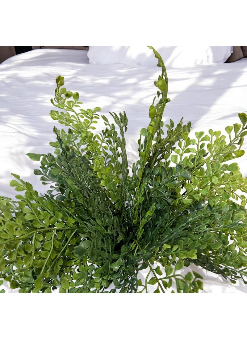 Garden Art Garden Art Attractive Real Touch Artificial Ferns Plants Stick 46CM Tall for Indoor Home Porch PatioPartyOffice Decoration GAAFFE146  - Image 4