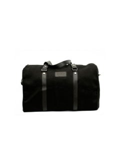 M&O Textile Zippe black Small Luggage Handbag  - Image 1