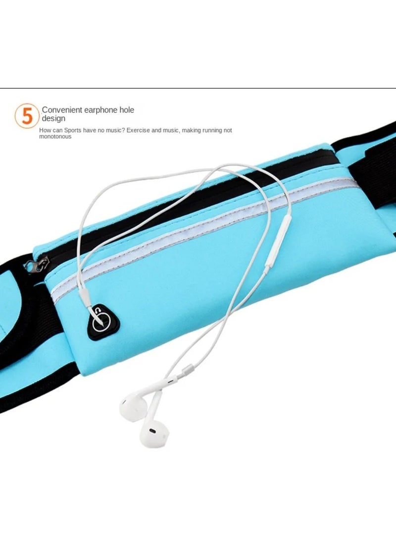 ELIKLIV - Sports Essentials Multi-functional Sports Belt Bag - Waterproof, fashionable, beautiful, widely applicable, running, hiking, diving, adjustable belt, comfortable and portable to enhance the sports experience, intimate design high-performance to help sports - Image 1