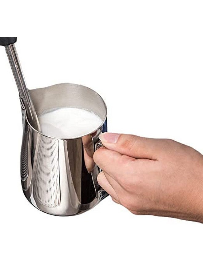 FINALITY إبريق حليب بخار الفولاذ المقاوم للصدأ لتقديم اللاتيه والكابتشينو، 500 مل - Image 2