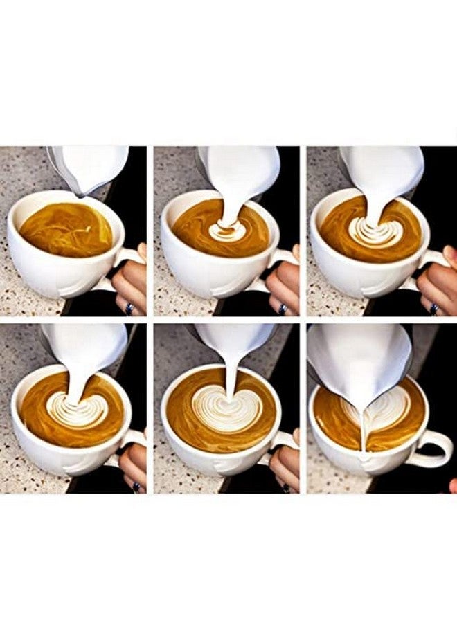 FINALITY إبريق حليب بخار الفولاذ المقاوم للصدأ لتقديم اللاتيه والكابتشينو، 500 مل - Image 4