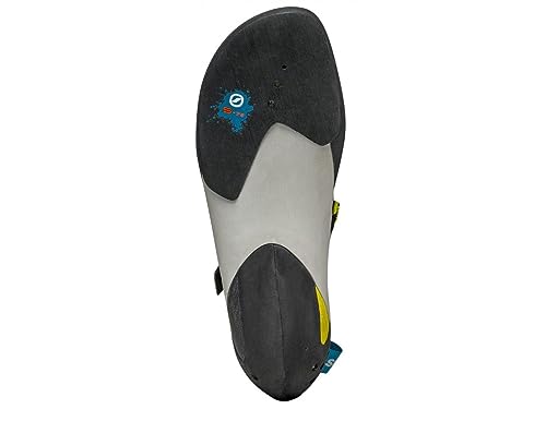 SCARPA Men's Veloce Rock Climbing Shoes for Gym Climbing - Black/Yellow - 8-8.5 - Image 5