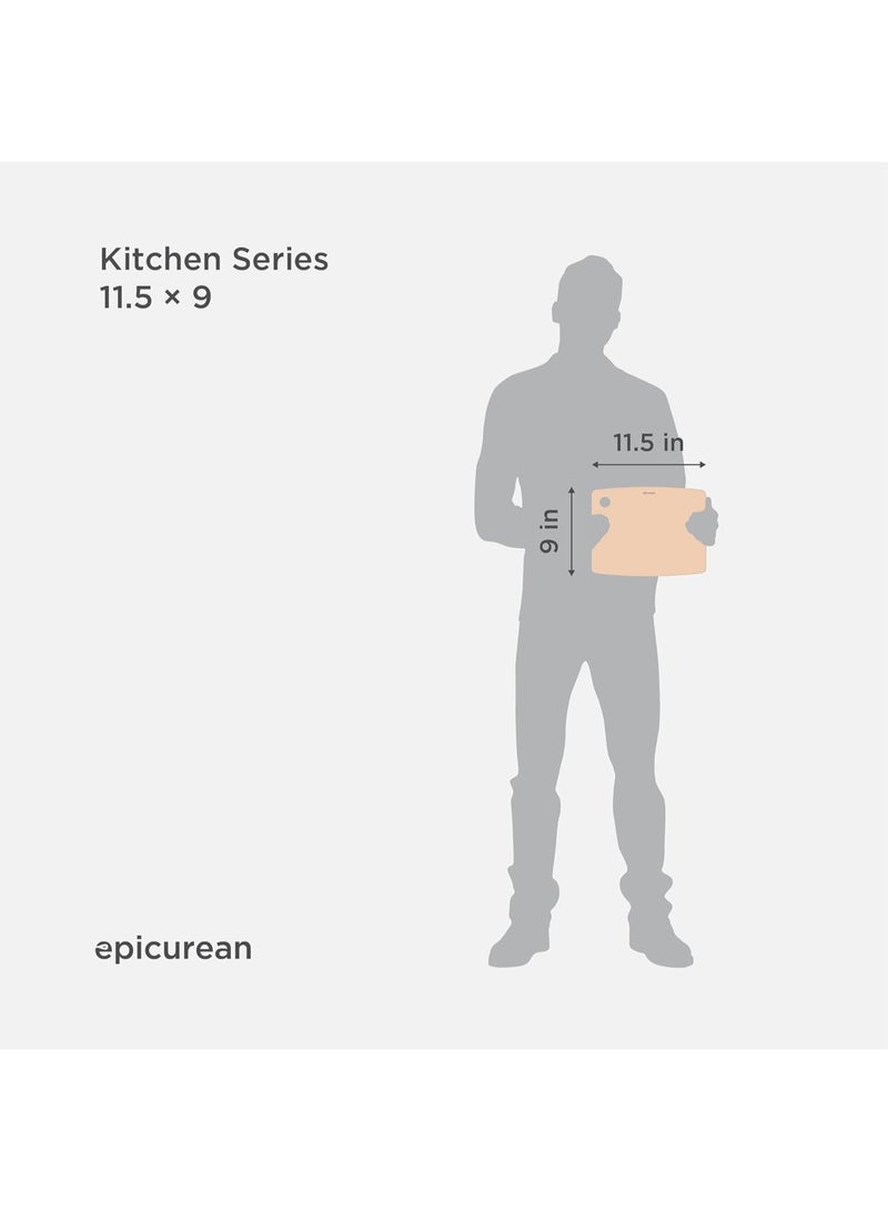 Epicurean لوح تقطيع من سلسلة مطبخ إبيكورين، 11.5 بوصة × 9 بوصة، طبيعي - Image 2