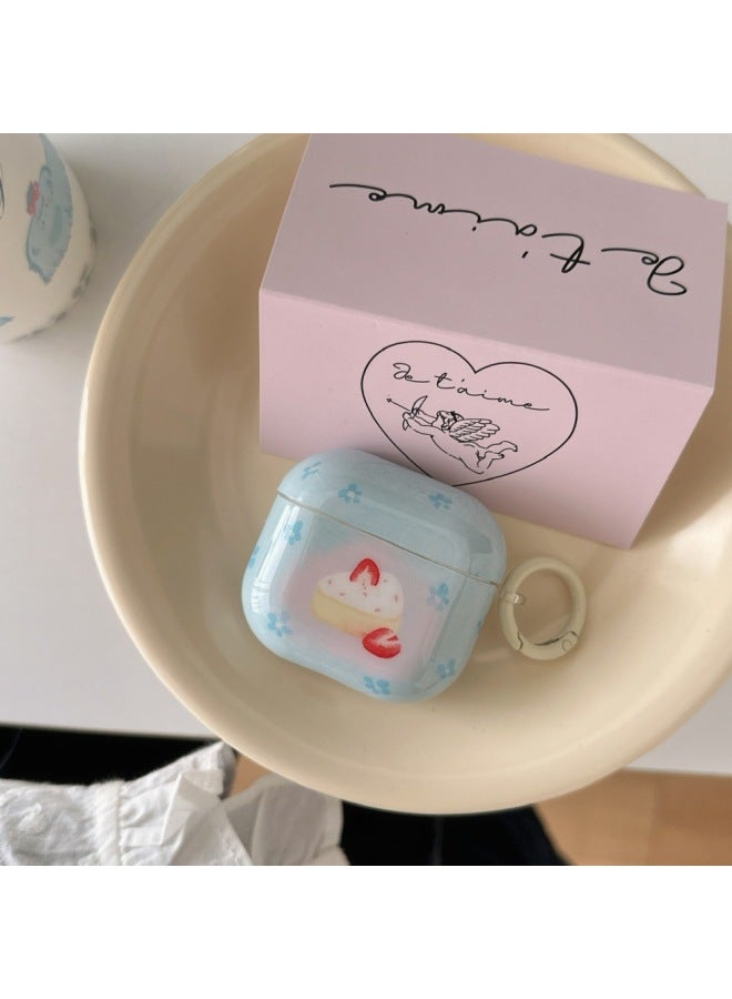 Strawberry Dessert IMD Earphone Set For Apple Airpods2/3 Generation Cartoon Full Package 4 Generation/PRO2 Protective Cover-Color:Strawberry Dessert-Applicable Models:airpods Pro2  - Image 3