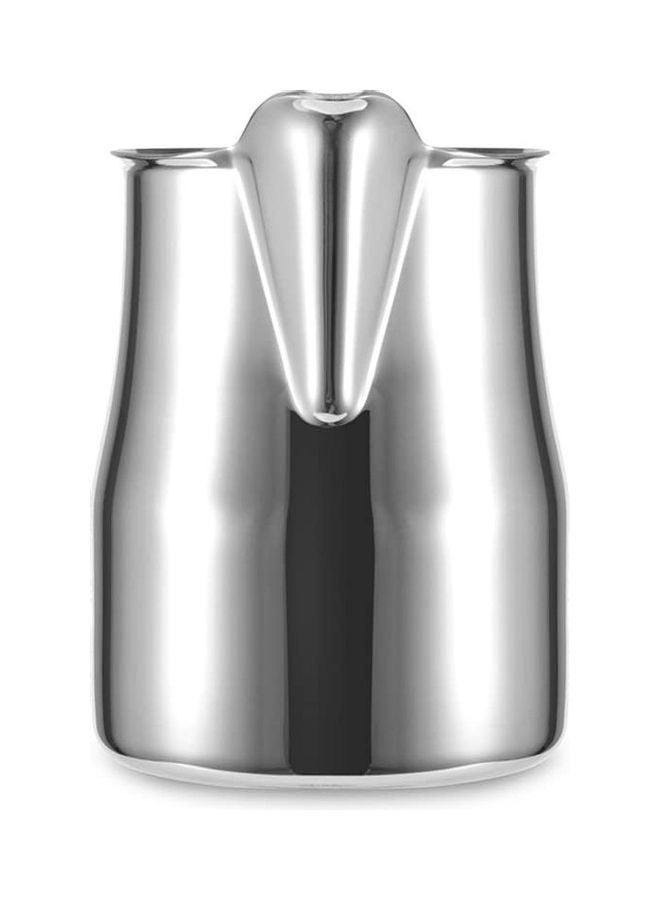 Taimi Coffee Pitcher for Latte Cappuccino Art Milk Barista Coffee Mug Stainless Steel Tapered Mouth Silver - Image 3