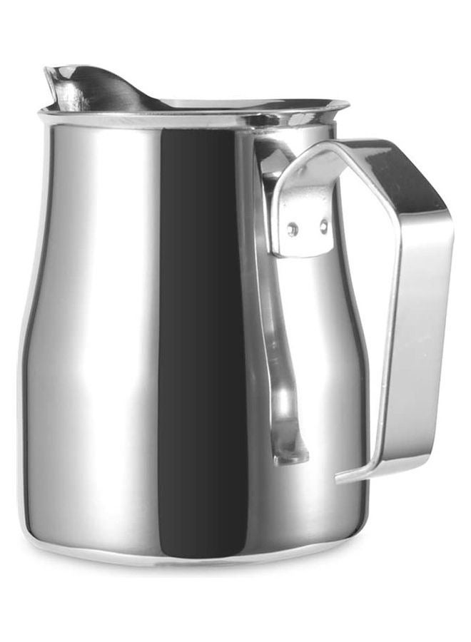Taimi Coffee Pitcher for Latte Cappuccino Art Milk Barista Coffee Mug Stainless Steel Tapered Mouth Silver - Image 2