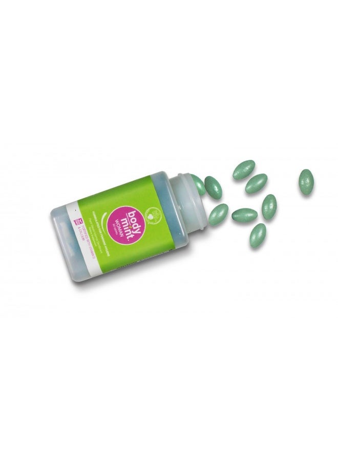 Body Mint - Body Mint Woman | Chlorophyll Deodorizing Supplement For Full Body Feminine Hygiene And Freshness | Aluminum-Free Plant-Based Internal Deodorant | All-Day Protection And Odor Control | 50 Tabs - Image 1