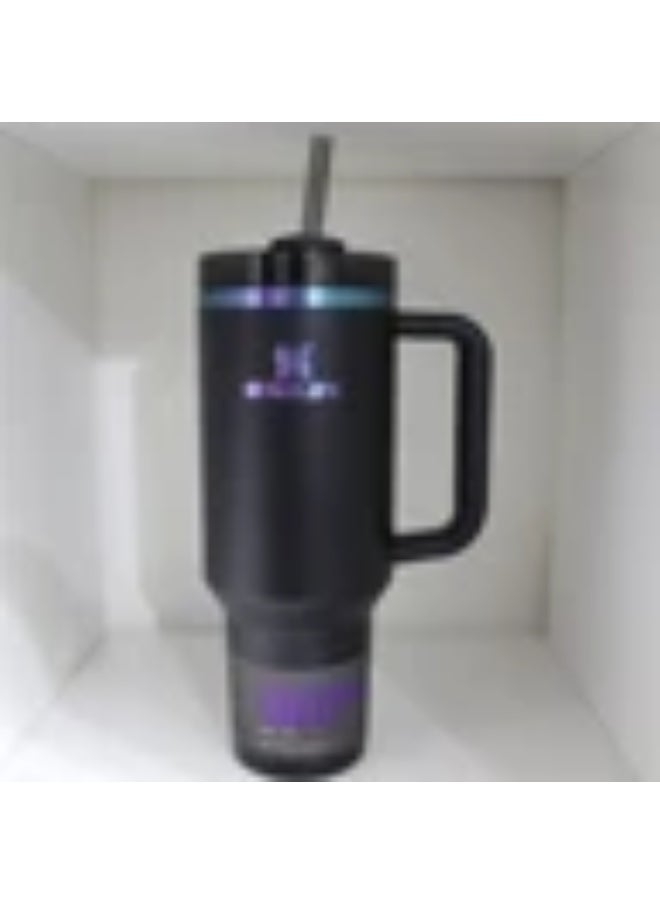 Stanley - STANLEY Quencher H2.0 40oz Tumbler with Handle and Reusable Straw – FlowState 3-Position Lid with Splash-Resistant Straw Opening – Vacuum Insulated Stainless Steel Cup – BPA-Free, Leak-Resistant Travel Mug – Black Chroma - Image 1
