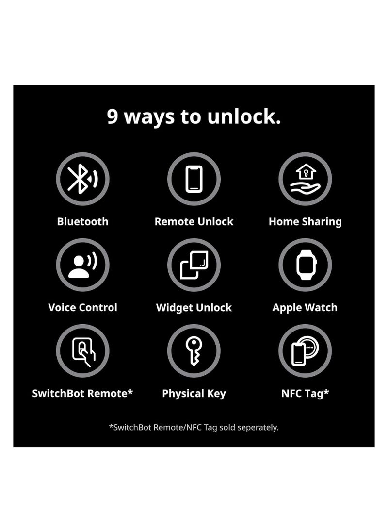 SwitchBot SwitchBot Smart Lock Pro, Keyless Entry Door Lock  - Image 3