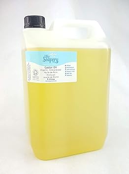 TheSoapery Castor Oil Organic Cold Pressed 5 litres 100 Pure - Image 1