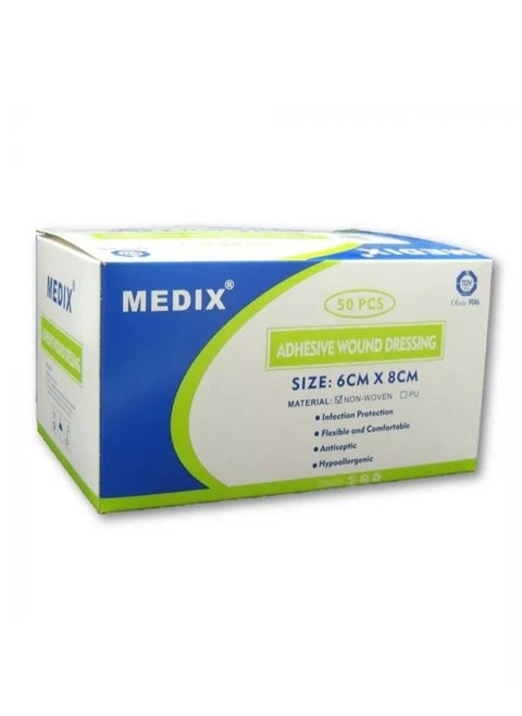 Medix Adhesive Wound Dressing 10X15