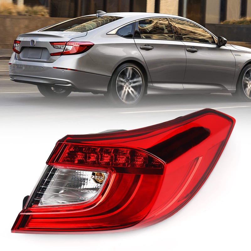 Huray Tail Light for Honda Accord 20182021 Outer Taillight Assembly Brake Lamp Replacement Passenger Side Right