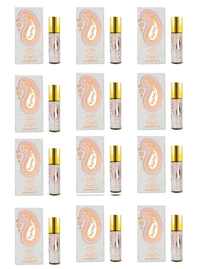 Nabeel 12 Pcs Nabeel Tajbeni Alcohol Free Roll On Oil Perfume 6ML - Image 1