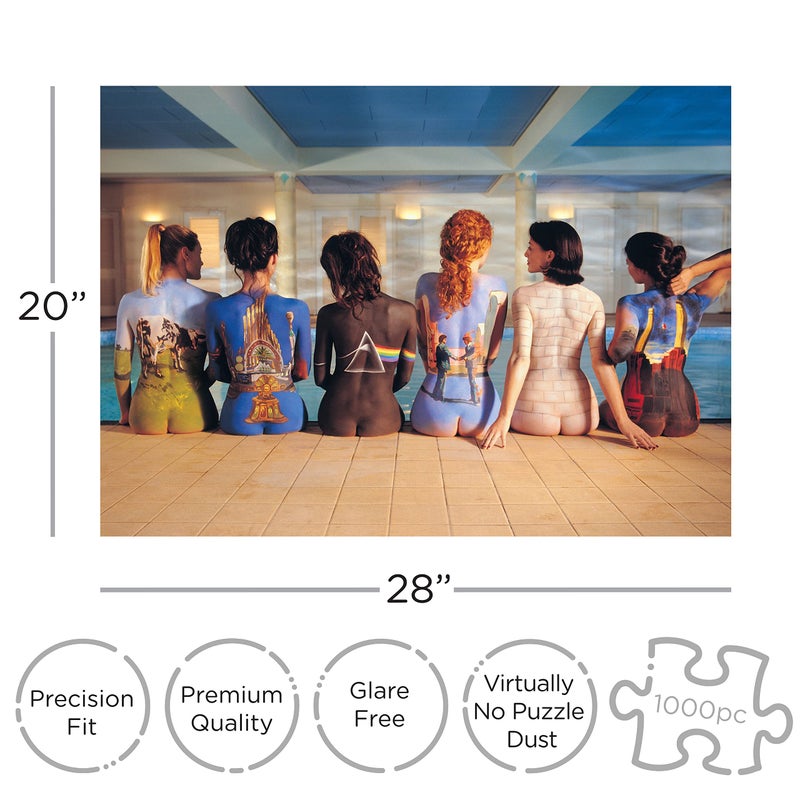 AQUARIUS Pink Floyd Back Art Puzzle (1000 Piece Jigsaw Puzzle) - Glare Free - Precision Fit - Officially Licensed Pink Floyd Merchandise & Collectibles - 20 x 27 Inches - Image 2