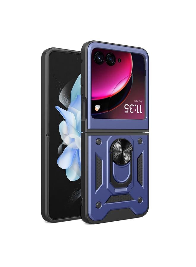 Case For Motorola Razr 40 Ultra Ring Holder TPU Hybrid PC Phone Case