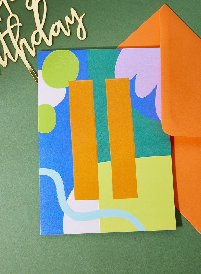 Raspberry Blossom You're 11 Birthday Card - Image 3