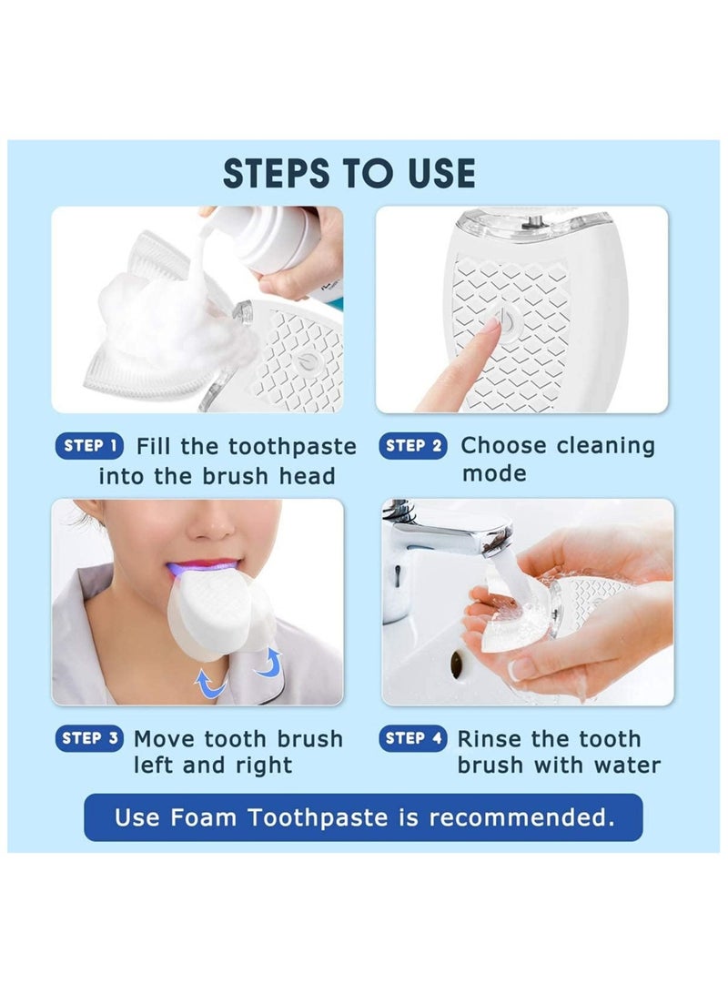فرشاة أسنان كهربائية أوتوماتيكية على شكل حرف U مقاس 11 سم - Image 5