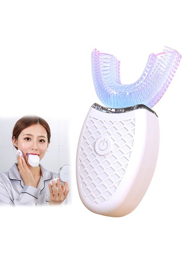 فرشاة أسنان كهربائية أوتوماتيكية على شكل حرف U مقاس 11 سم - Image 1