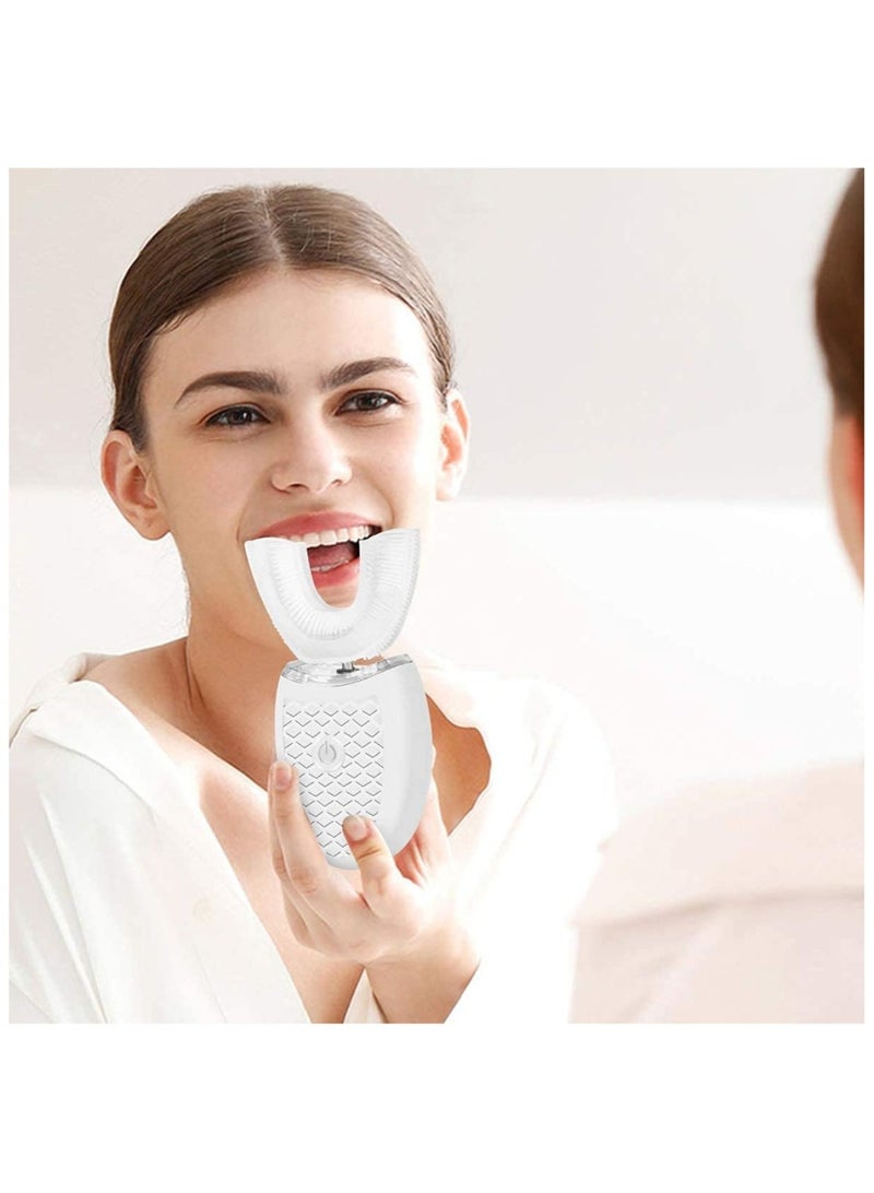 فرشاة أسنان كهربائية أوتوماتيكية على شكل حرف U مقاس 11 سم - Image 2