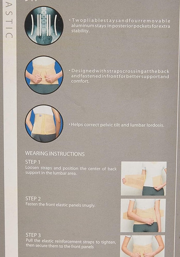 LP Support 917 Sacro Lumbar Support with Aluminium Stays - Small - Image 4