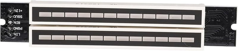 وحدة مؤشر ستيريو مزدوجة 12 مستوى مع شاشة LED متعددة الألوان وسرعة قابلة للتعديل ووضع AGC - Image 4