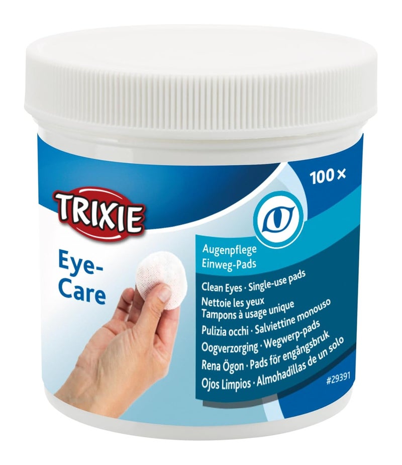 Trixie Eye-Care Single-Use Pads for Dogs, Cats and Small Animals Cleans Dust, Dirt and Other Contaminants - Image 1