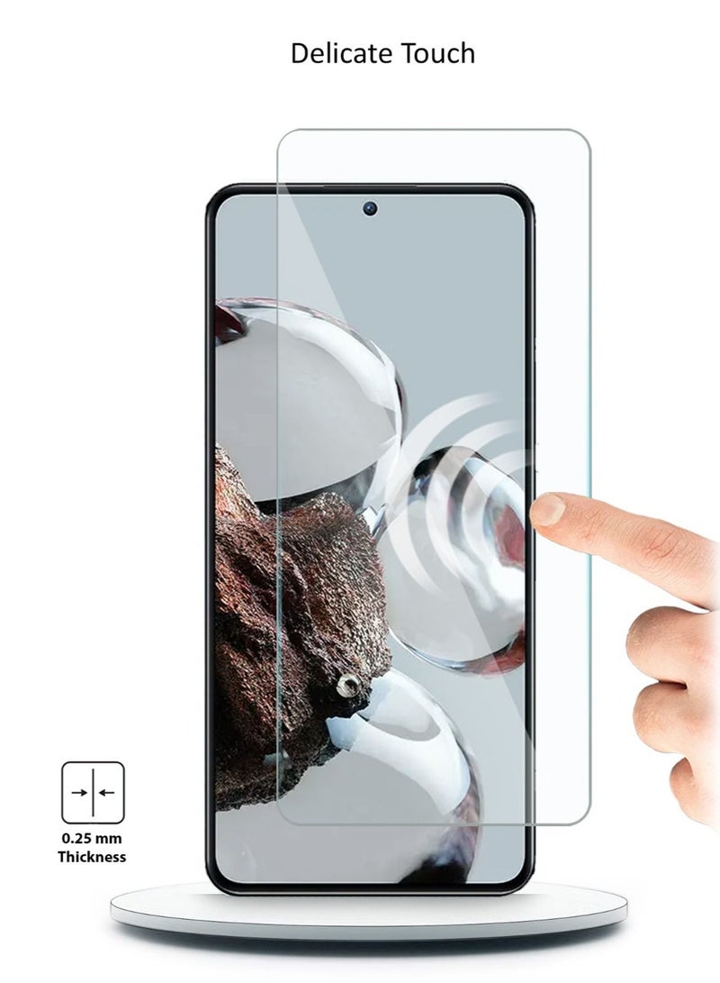Techie واقي شاشة من الزجاج المقوى عالي الدقة 9H لهاتف Xiaomi 12T Pro - Image 2