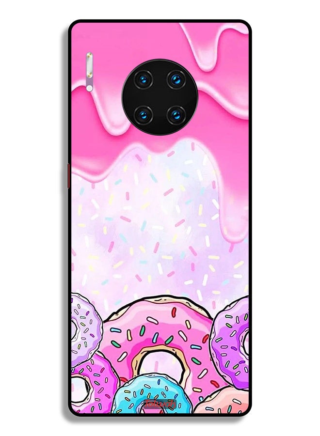 Tolwak Huawei Mate 30 Pro 4G Protective Case Cover Donut Colors  - Image 2