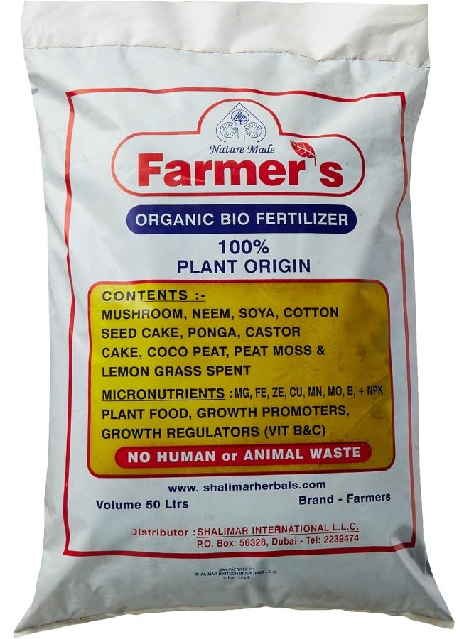 Shalimar Farmer's Organic Bio Fertilizer - 50 LTR - Image 1