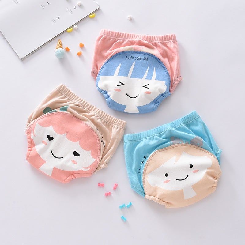 Summer Children'S Toilet Study Pants Baby Training Pants Baby Washable Diaper Pants Cotton Gauze Diaper Pants Explosions - Image 1
