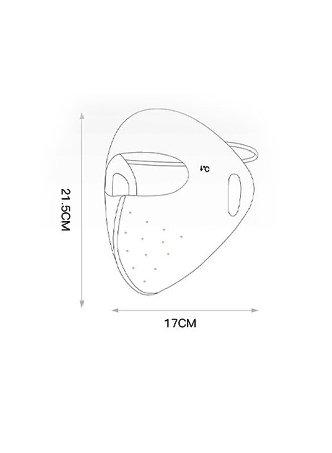 Fanski UPF 50+ Sun Protection Face Mask for Women Ice Silk Breathable UV Face Shield Mask Cover for Cycling Hiking Outdoor Sports - Image 5