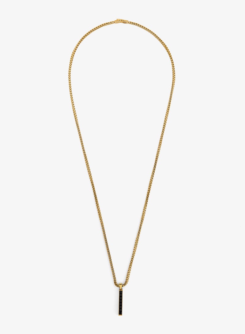 GUESS Eclipse Noir Non-Logo Necklace - Image 1