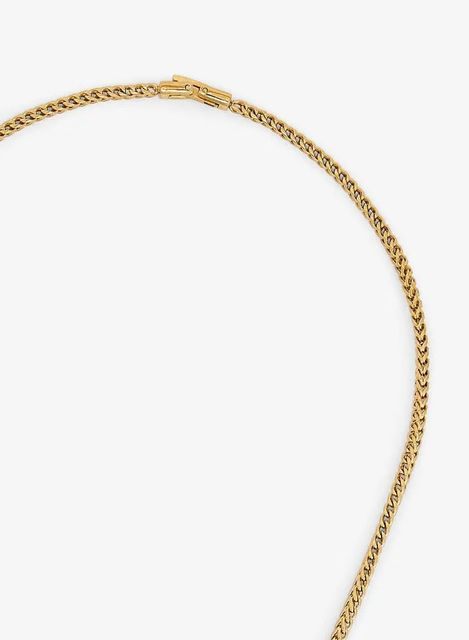 GUESS  Eclipse Noir Non-Logo Necklace for Men | Best Price UAE