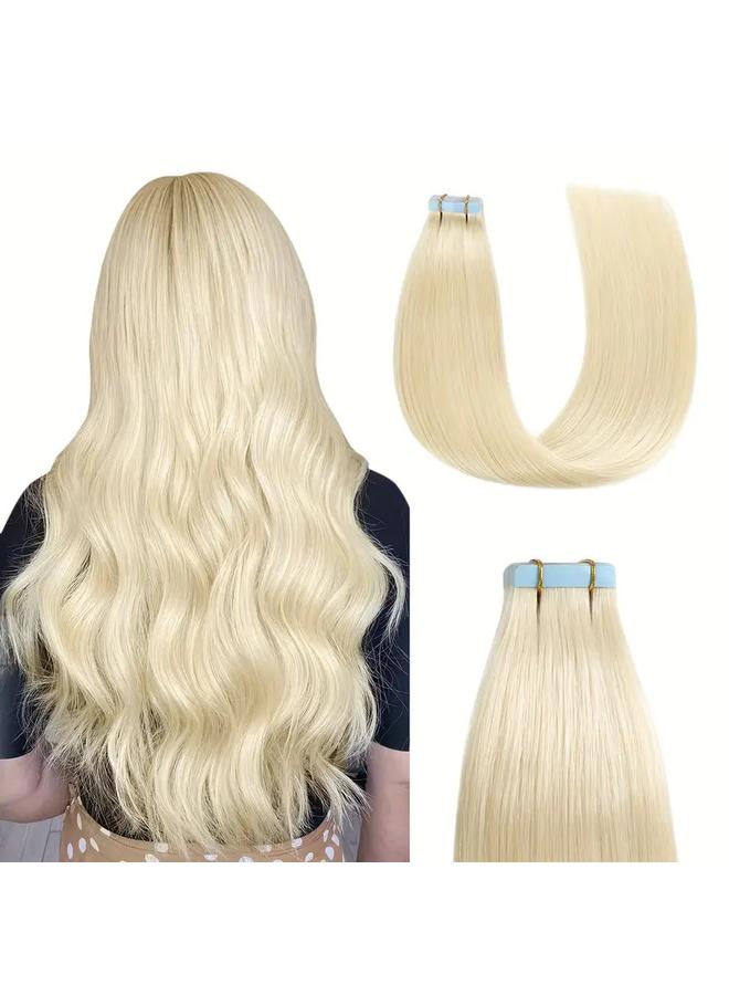 Bluejw Real Hair Seamless Hair PU Wig Film Hair Real Hair Silk Hair Extensions Tape In Hair - Image 1