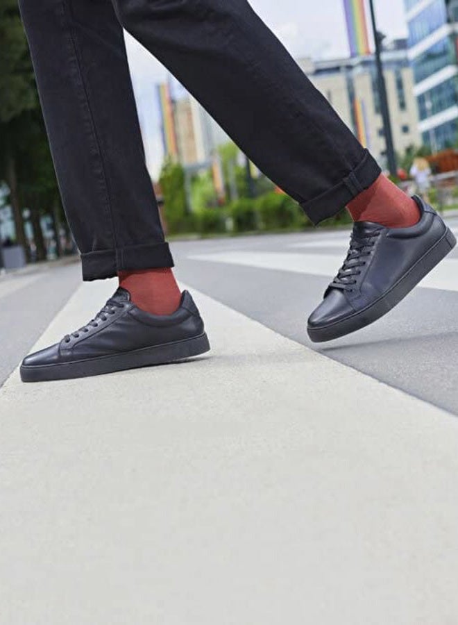 FALKE Men's Airport M SO Wool Cotton Plain 1 Pair Socks, Red (Scarlet 8120), 8.5-9.5, Red (Scarlet 8120), 42.5-43.5 EU - Image 2