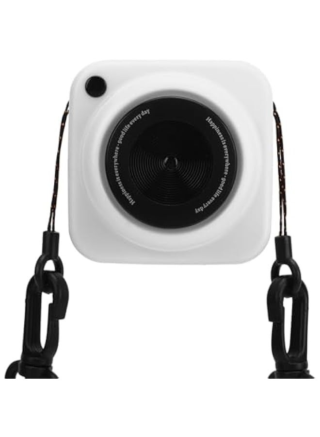 ANKOVO Portable Hanging Neck Fan,Personal Necklace Mini Fan Hanging Necklace Fan Vintage Camera Shaped Adjustable Hands Portable Mini Neck Fan with Lanyard for Outdoor  - Image 4