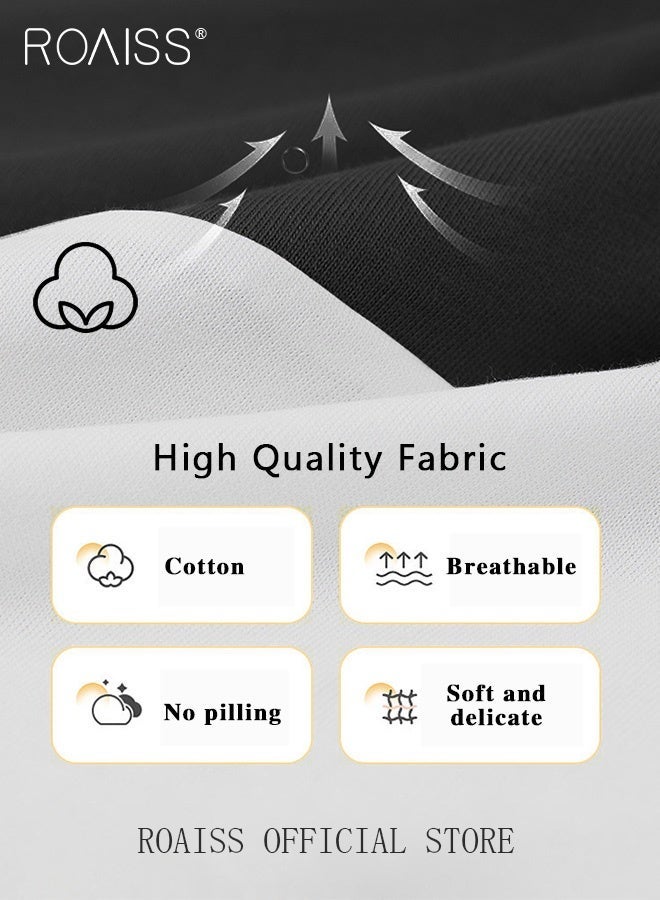 roaiss New Casuals Cartoon Bear T Shirts Simple Daliy Clothes Korean Fashion Oversized Short Sleeve Tops Couple Tees Summer - Image 4