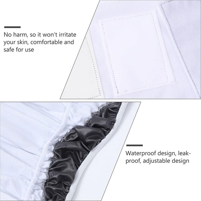 cheekyglo 2pcs Waterproof Adult Incontinence Diapers Washable Diapers Adults Elderly Supplies - Image 5