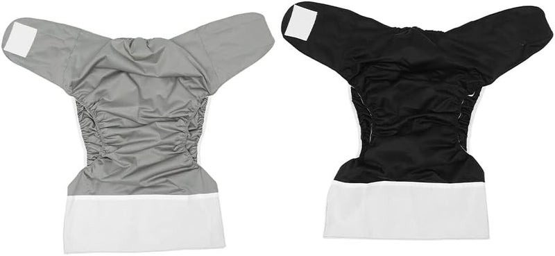cheekyglo 2pcs Waterproof Adult Incontinence Diapers Washable Diapers Adults Elderly Supplies - Image 1