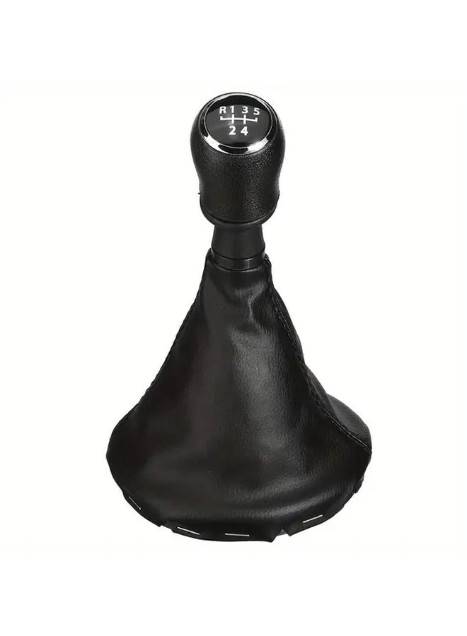 Black Gear Shift Knob Boot For VW Transporter T5 T51 Manual Transmission Upgrade - Image 2