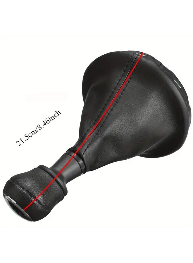 Black Gear Shift Knob Boot For VW Transporter T5 T51 Manual Transmission Upgrade - Image 4