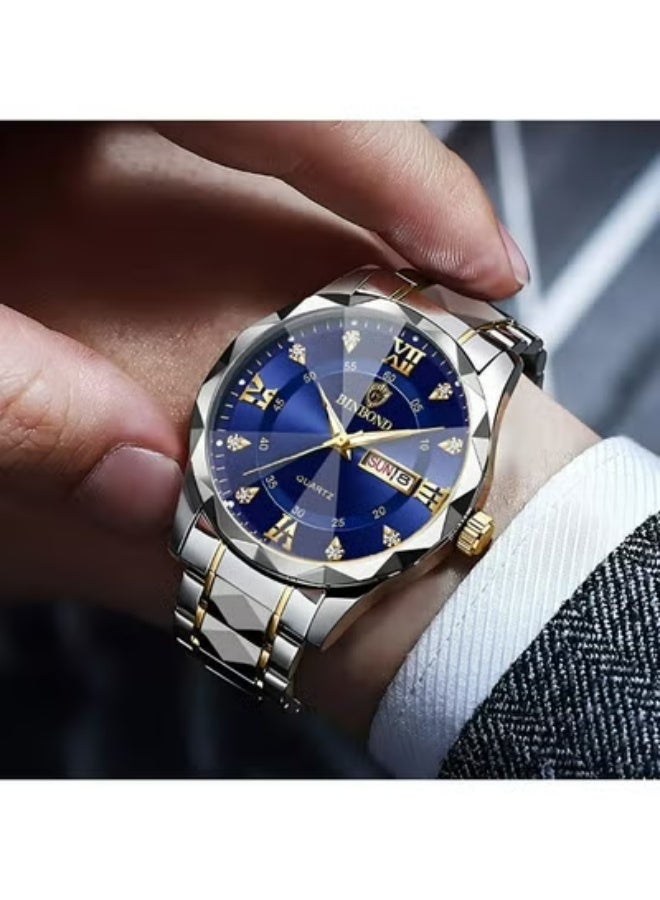 BINBOND Men Watches Top Brand Luxury Waterproof Date Clock Male Steel Strap Casual Quartz Watch Sports Wrist Watch Men - Image 5