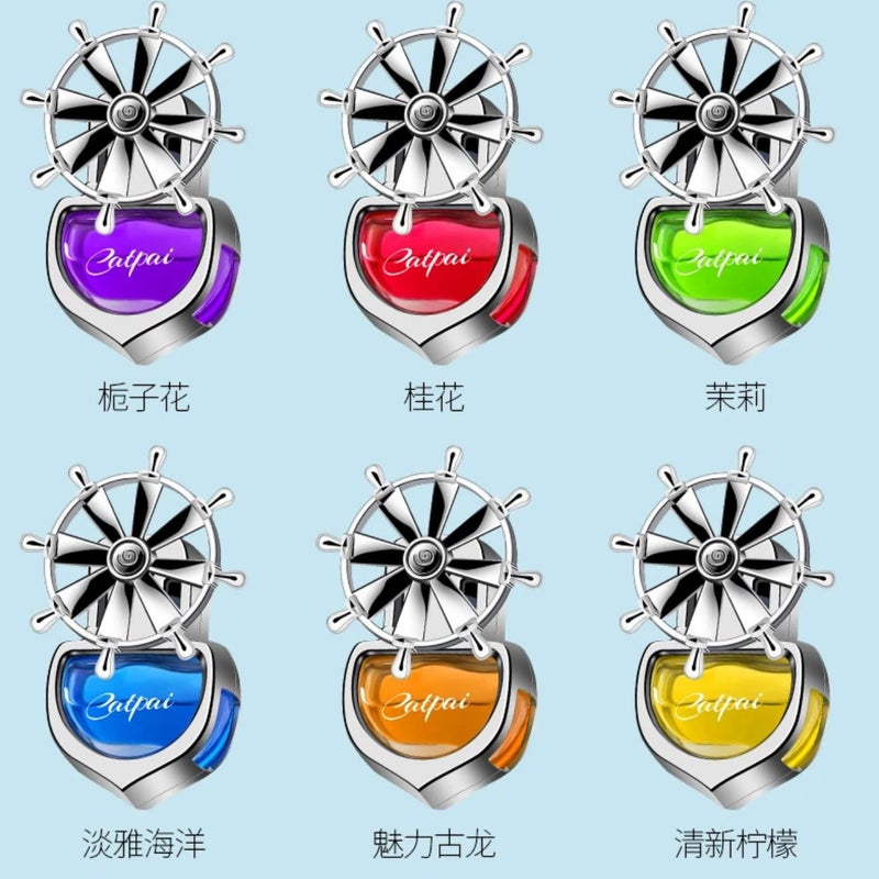 Premium Car Air Freshener with Jasmine Scent - Elegant Interior Decoration