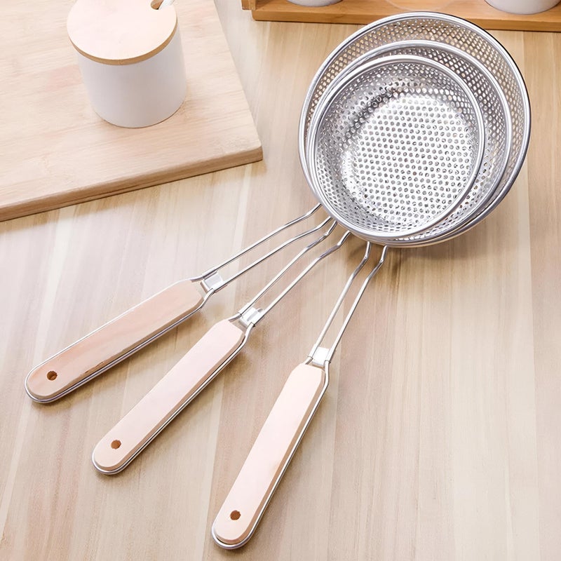 Spoon - Specially Designed Spoon for Fried Food, Perfect for Skimming and Serving in Your Kitchen (3PCS) - Image 1